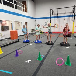 USA Ninja Challenge Murray - Bosu ball ring toss