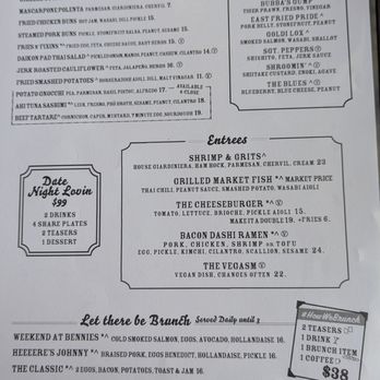 Tongue In Cheek - menu - New American Near Me - Saint Paul, Minnesota