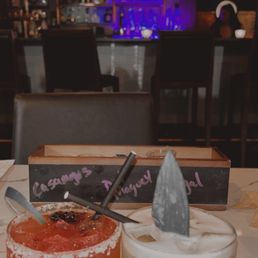 Blackberry Beret Margarita & White Peach Sangria
