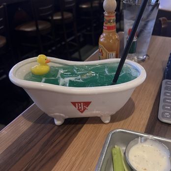 BJ's Restaurant & Brewhouse - Here is the BJ's version of an AMF. The tub is available for purchase. It makes an excellent Knick nack holder! - New American Near Me - Stockton, California BJ's Restaurant & Brewhouse - Here is the BJ's version of an AMF. The tub is available for purchase. It makes an excellent Knick nack holder! - New American Near Me - Stockton, California