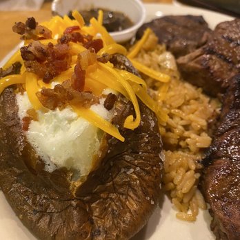 Texas Roadhouse - Loaded baked potato - Steakhouses Near Me - Chantilly, Virginia Texas Roadhouse - Loaded baked potato - Steakhouses Near Me - Chantilly, Virginia