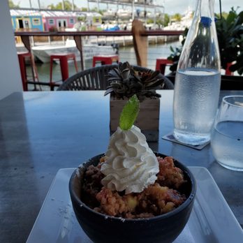 Square Grouper - Islamorada - Pineapple upside down bread pudding - Seafood Near Me - Islamorada, Florida