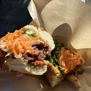 Phosho Dough - grilled pork sandwich - Vietnamese Near Me - Oakland, California