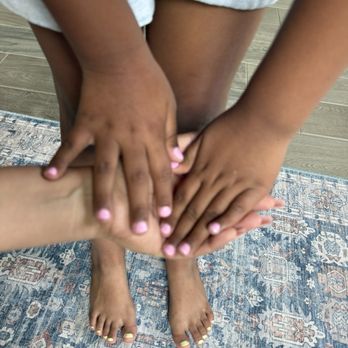 Milano Nail Spa - Painted toes and nails no pedicure or manicure just paint $60 on a child's hands and feet! - Nail Salons Near Me - Bakersfield, California