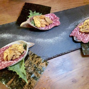 Salt + Charcoal - Wagyu beef roll - Japanese Near Me - Brooklyn, New York Salt + Charcoal - Wagyu beef roll - Japanese Near Me - Brooklyn, New York