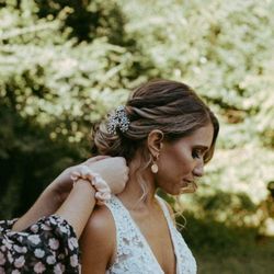 Citrine Bride - Katie Parr pulling final details together.