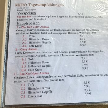 Mido - Menu - Sushi Bars Near Me - Berlin, BE