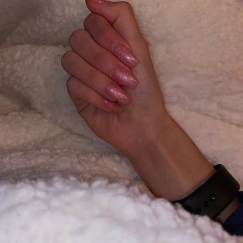 Emmy Nails - Sparkly Pink Gel Acrylic Nails - Nail Salons Near Me - Lutz, Florida Emmy Nails - Sparkly Pink Gel Acrylic Nails - Nail Salons Near Me - Lutz, Florida