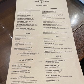 Ranch House Restaurant - Menu - American Near Me - Powell Butte, Oregon