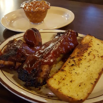 Chris' & Pitt's - Beef rib, BBQ chicken, baked beans and garlic bread luncheon - Barbeque Near Me - Downey, California Chris' & Pitt's - Beef rib, BBQ chicken, baked beans and garlic bread luncheon - Barbeque Near Me - Downey, California