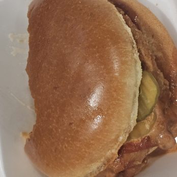 Cozy Coop - Spicy chicken sandwich (they charge you more for spicy sauce) not spicy at all - Southern Near Me - Marietta, Georgia Cozy Coop - Spicy chicken sandwich (they charge you more for spicy sauce) not spicy at all - Southern Near Me - Marietta, Georgia
