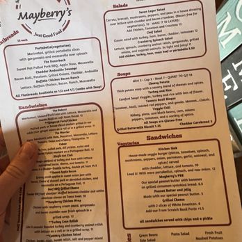 Mayberry's - Menu - Sandwiches Near Me - Seneca, South Carolina