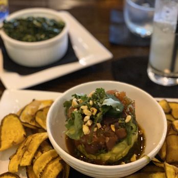 The Foundry - Ahi Tuna Poke (creamed spinach) - Lounges Near Me - Pompano Beach, Florida