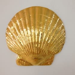 Grainger Pottery Sandwich - Gold Bay Scallop 6"