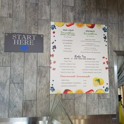 We got real fruits smoothies too