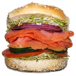 Bay Area Bagels - Lox Sandwich