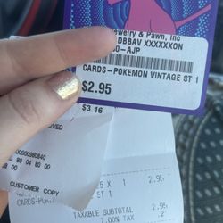 Alan's Jewelry & Pawn - Damaged REAL card priced more than its worth