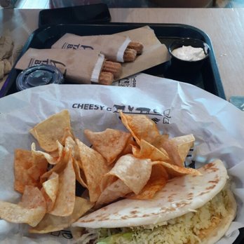 Taco Bell - Cheesy Gordita crunch with yummy tortilla chips - Mexican Near Me - North Lakes, QLD