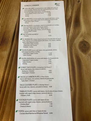 Menu photo 6 Casa Jacaranda - Cocina Mexicana Mansfield TX Mansfield, TX