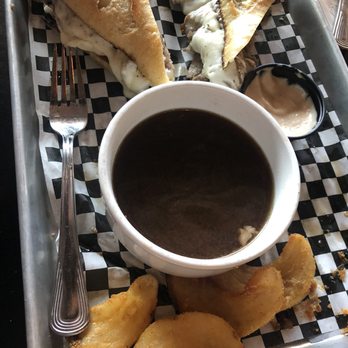 Tuscano's Italian Kitchen - Prime rib dip with fries. The fries are pretty thick, seasoned amazingly. - Italian Near Me - Monroe, Washington Tuscano's Italian Kitchen - Prime rib dip with fries. The fries are pretty thick, seasoned amazingly. - Italian Near Me - Monroe, Washington