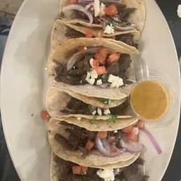 Shwarma Taquitos. **standard is 6 taquitos -- 2 each of gyro, chicken & beef**