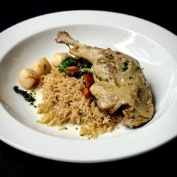 Hoq Restaurant - Duck and Scallop special