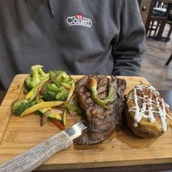 Sonora Grill - Ribeye steak, potato, and grilled veggies