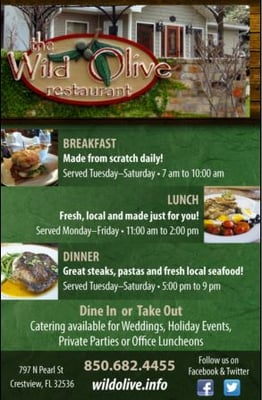 Menu photo 8 The Wild Olive Crestview, FL Menu photo 8 The Wild Olive Crestview, FL