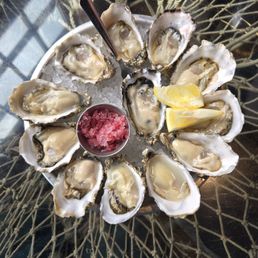Oysters by the dozen.