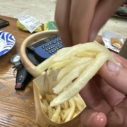 McDonald's - Fries are literally white from not being cooked. Not one to leave a review but this is BS.