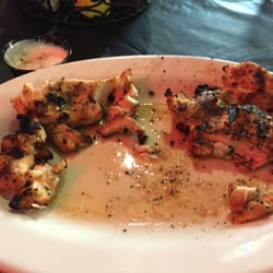 Doc's - "Chicken breast" - fatty, tough, awful cut of meat.  It came in pieces.