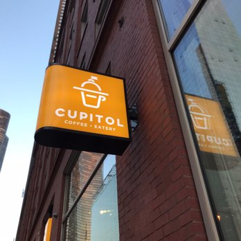 Cupitol Coffee & Eatery - Sign outside - Coffee & Tea Near Me - Chicago, Illinois