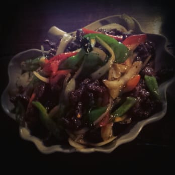 Asian 1 - Mongolian Beef with bell peppers. So amazing! - Thai Near Me - Burlington, Washington Asian 1 - Mongolian Beef with bell peppers. So amazing! - Thai Near Me - Burlington, Washington