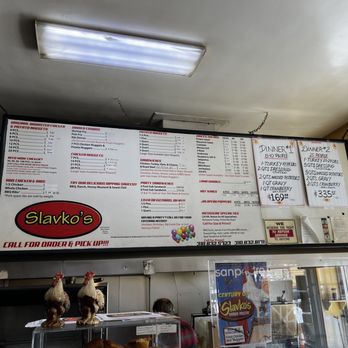 Slavko's - the menu of the restaurant - Barbeque Near Me - San Pedro, California
