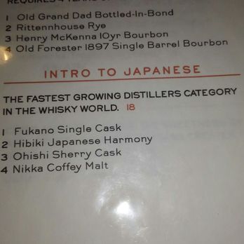 Saint & Second - Whisky flight - New American Near Me - Long Beach, California Saint & Second - Whisky flight - New American Near Me - Long Beach, California