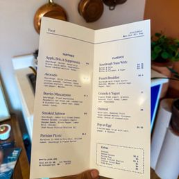 Food menu