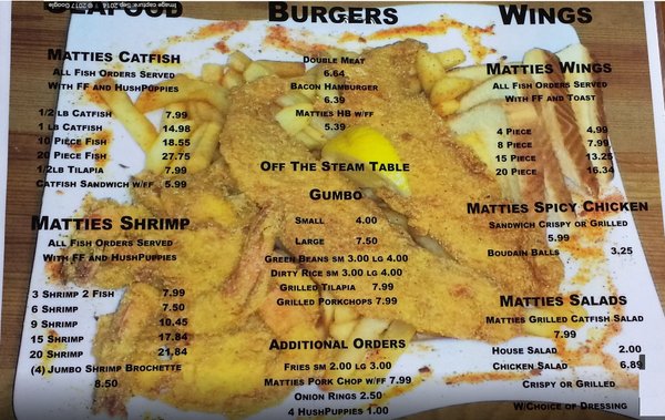 Menu photo 5 Mattie's Catfish Kitchen & More Houston, TX Menu photo 5 Mattie's Catfish Kitchen & More Houston, TX