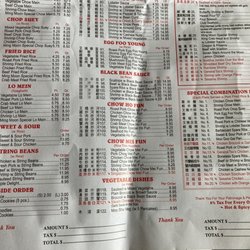 Ming Moon Kitchen - Menu