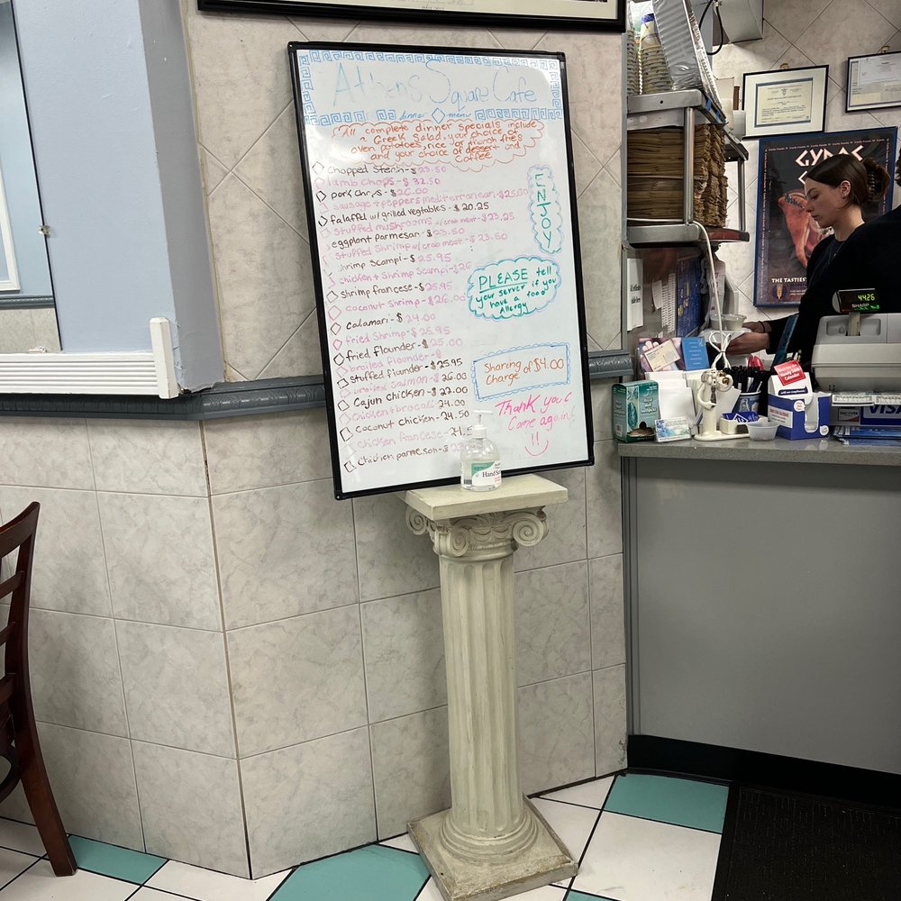 Menu and pricing.