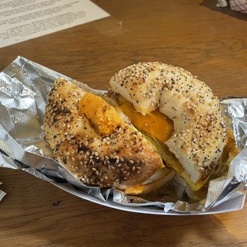 Undergrounds Coffee House and Roastery - Half of my Ralph Wilson sandwich and half of my husbands Colonel Francisco. Because we share :) - Coffee Roasteries Near Me - Buffalo, New York