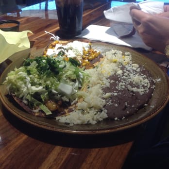 Taco Ocho - Tostado plate, Azteca and Latina tostados. - Mexican Near Me - Flower Mound, Texas Taco Ocho - Tostado plate, Azteca and Latina tostados. - Mexican Near Me - Flower Mound, Texas
