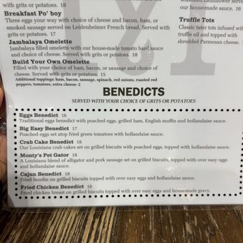 Monty's on the Square - Highly recommend the Big Easy Benedict - Cajun/Creole Near Me - New Orleans, Louisiana Monty's on the Square - Highly recommend the Big Easy Benedict - Cajun/Creole Near Me - New Orleans, Louisiana
