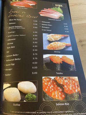 Menu photo 1 Kobe Sushi and Teriyaki Yakima, WA Menu photo 1 Kobe Sushi and Teriyaki Yakima, WA