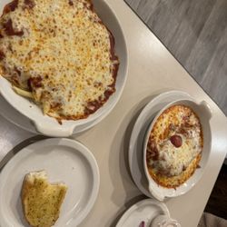 Parasson's Italian Restaurant - Baked Lasagna and Baked Rigatoni