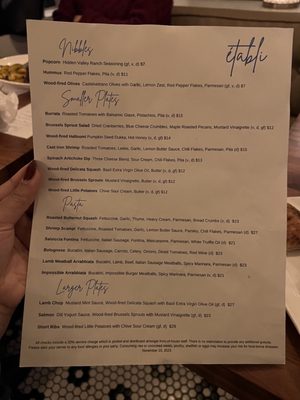 Menu photo 2 Etabli Washington, DC, DC