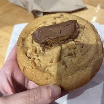 Insomnia Cookies - Chocolate chunk Chocolate Peanut Butter Cup - Desserts Near Me - Los Angeles, California Insomnia Cookies - Chocolate chunk Chocolate Peanut Butter Cup - Desserts Near Me - Los Angeles, California