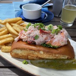 Cold lobster roll. Cold lobster roll.