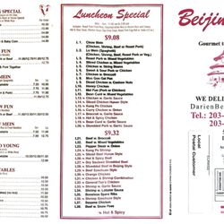 Beijing Restaurants - Menu