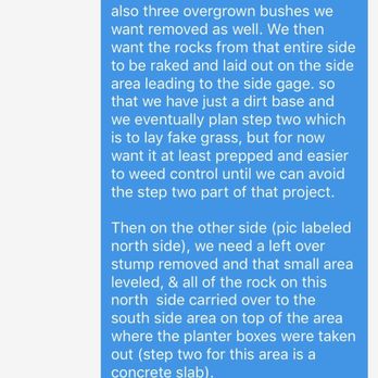 Roger's Landscaping - Quote request- which was also discussed with same details in person. - Landscaping Near Me Roger's Landscaping - Quote request- which was also discussed with same details in person. - Landscaping Near Me