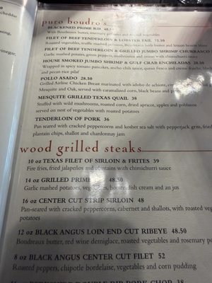 Menu photo 2 Boudro's, a Texas Bistro San Antonio, TX